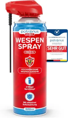 wespenspray anwendung