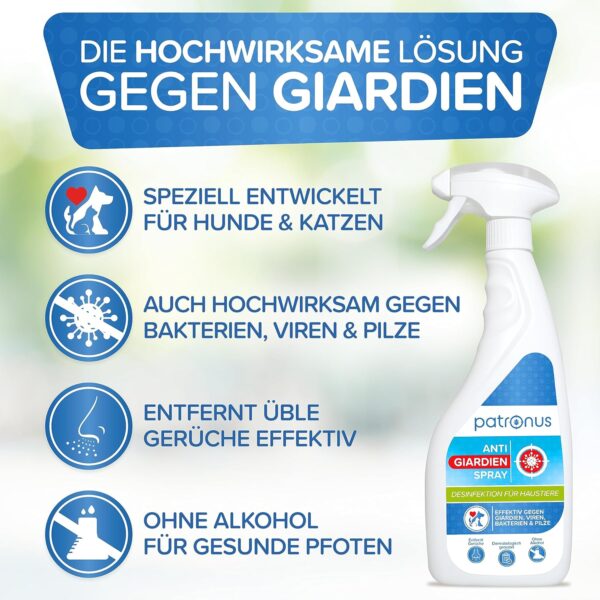 Vorteile des Patronus Giardien Sprays