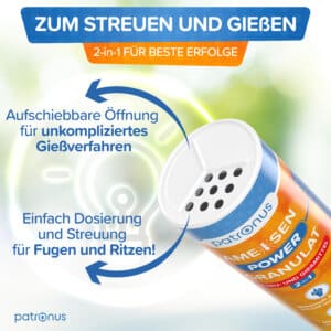 Vorteile für Dosierung des Ameisen Granulats