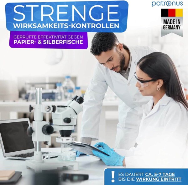 Bild eines Labors, in dem die Wirksamkeit geprüft wird