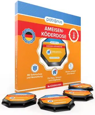 Ameisen Köderdose 4x - Langanhaltender Schutz - Patronus