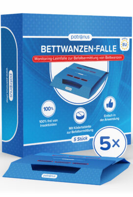 Patronus Bettwanzen Falle - 5 Stück