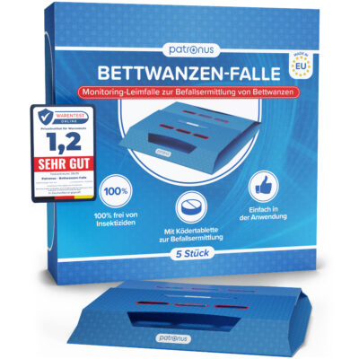 Patronus Bettwanzen Falle - 5 Stück