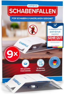 Patronus Schabenfalle - 9 Stück