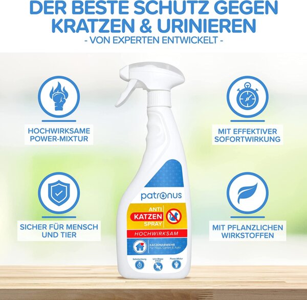 Vorteile des Katzensprays