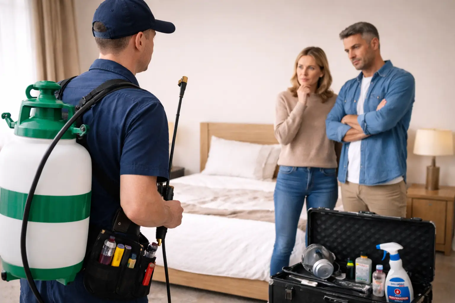 wann ist es zeit für den Profi-bettwanzen auf der Matratze