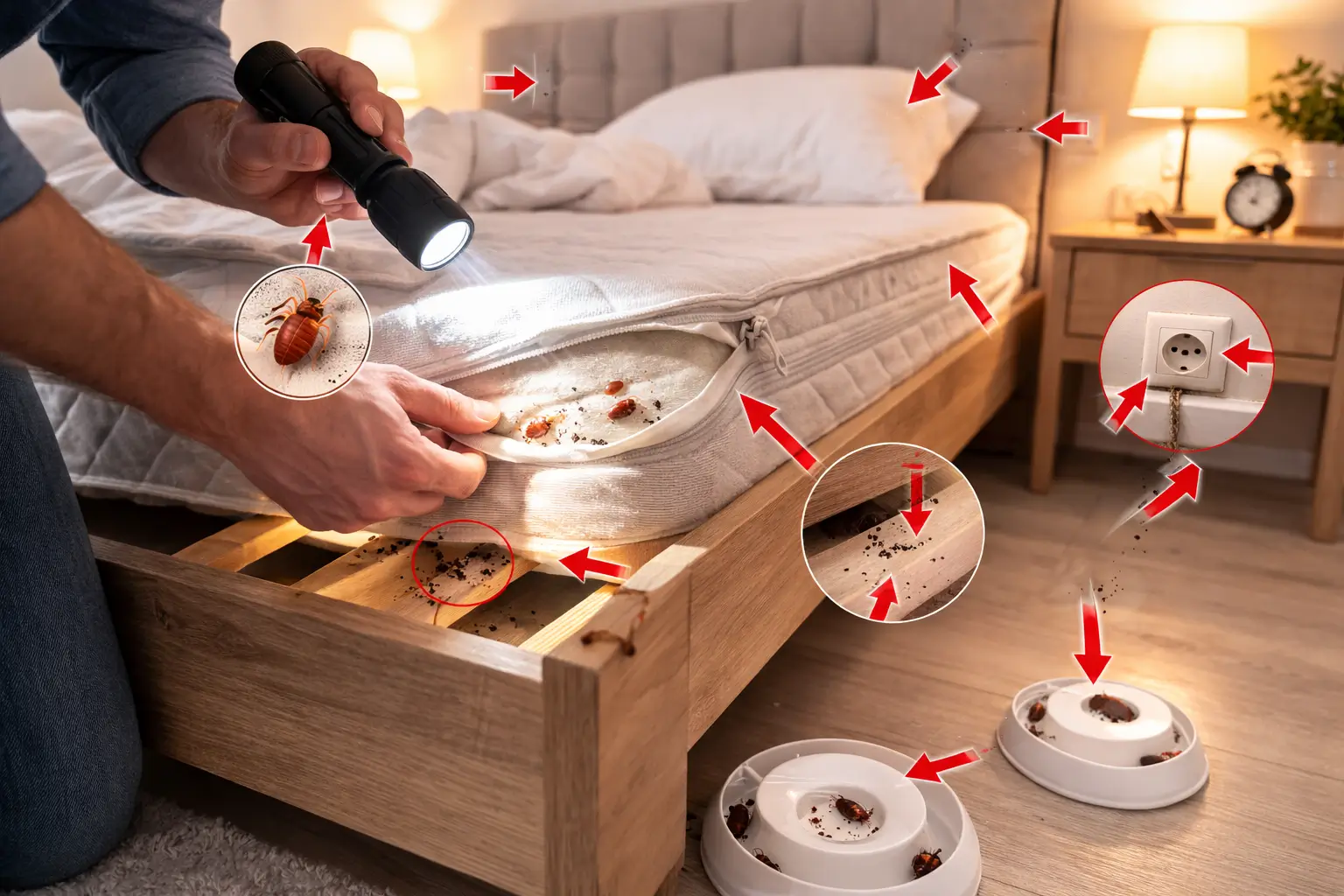 wo du suchen musst wenn die bisse auftauchen-erkennen von bettwanzenbissen