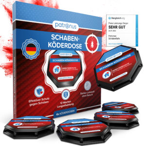 Patronus Schaben-Köderdose 8x Stück