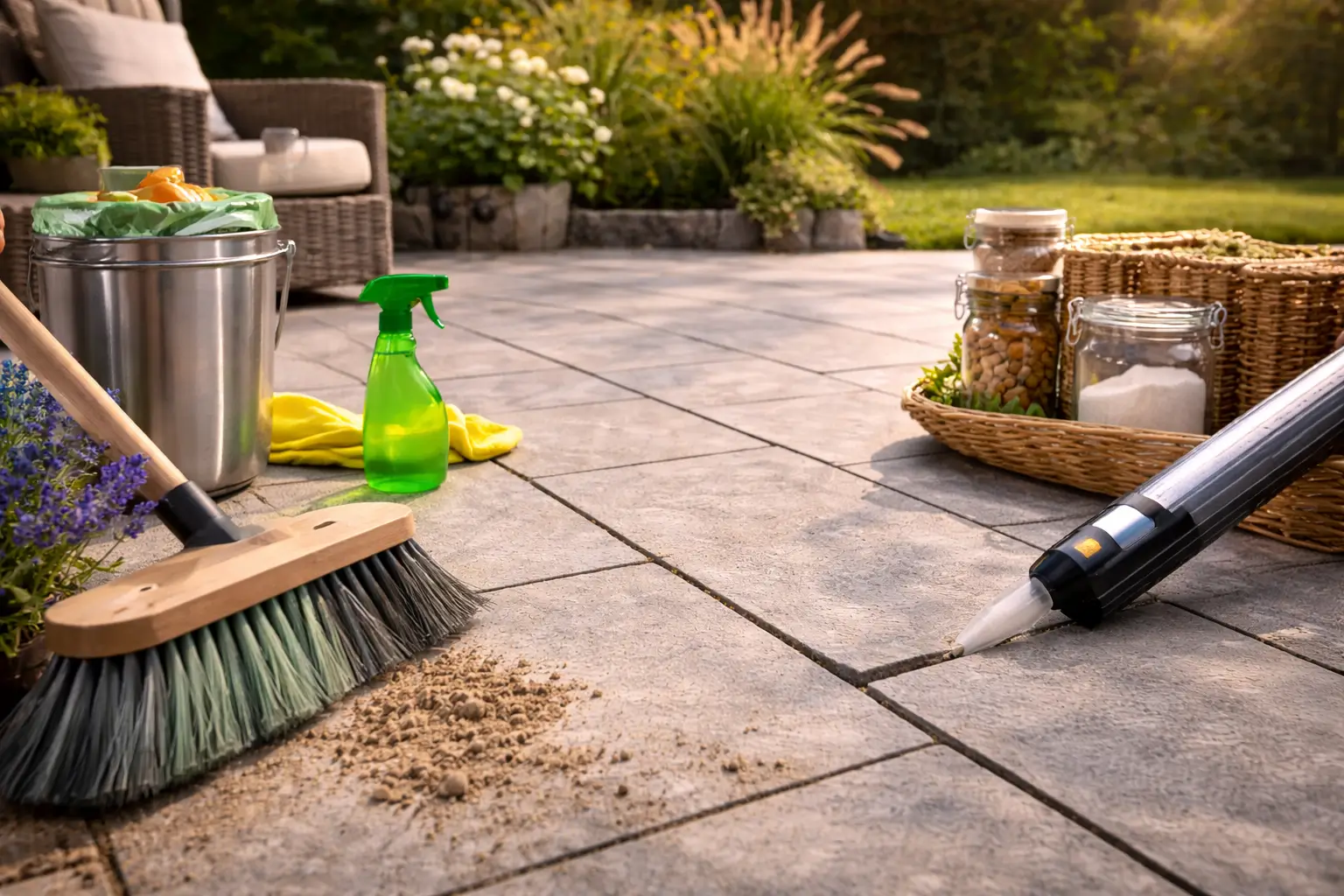 langfristige maßnahmen so bleibt die wohlfühlzone erhalten-ameisen auf der terasse