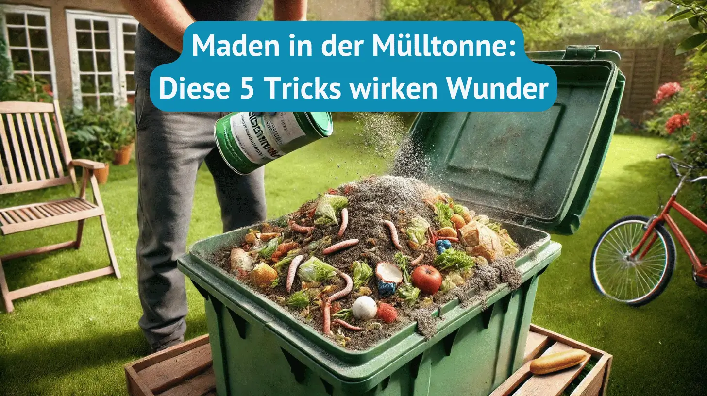 Maden in der Mülltonne: Diese 5 Tricks wirken Wunder ( Titel )