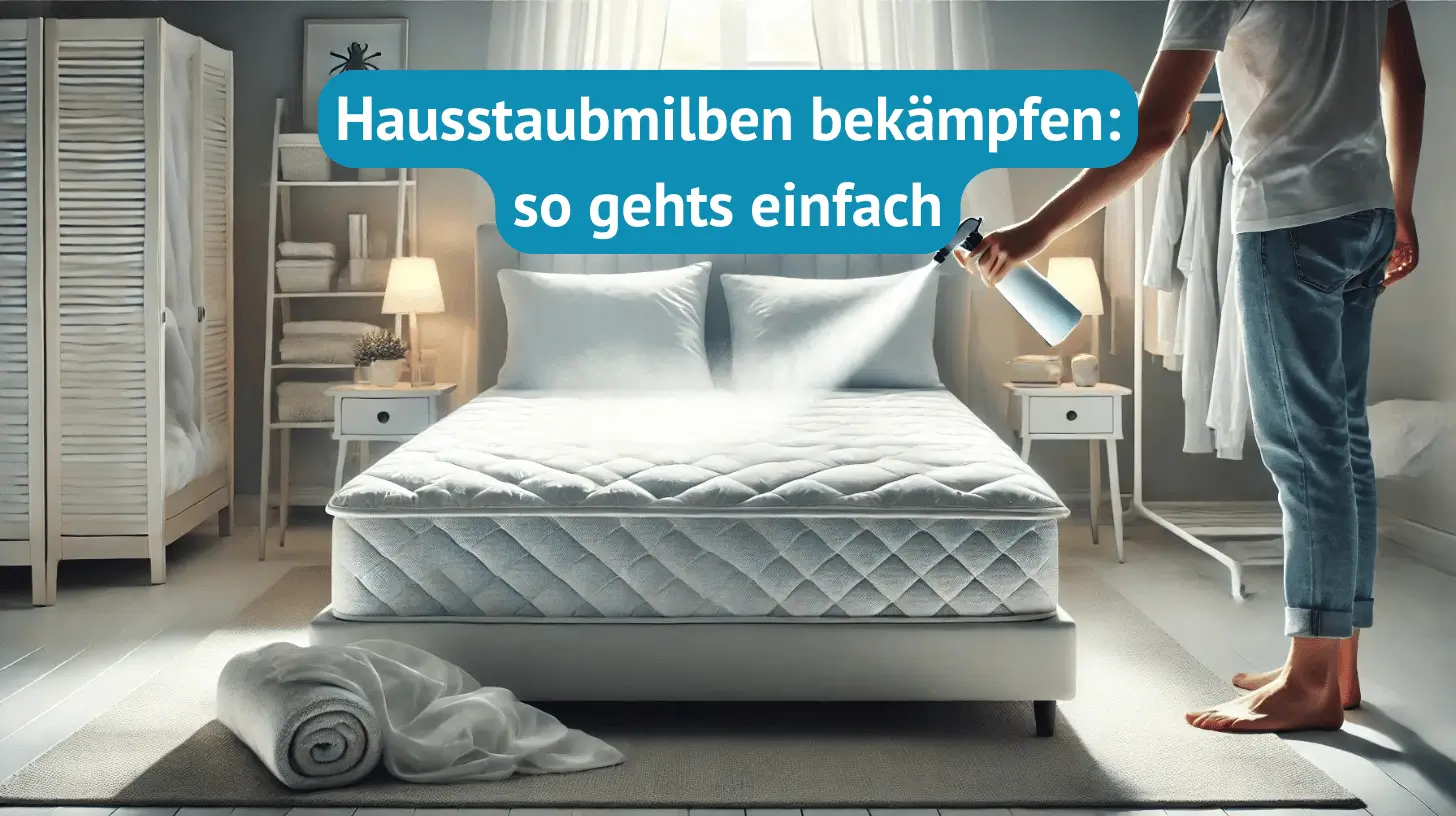 Hausstaubmilben bekämpfen