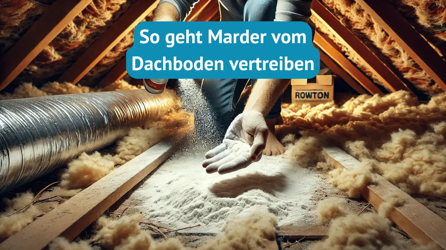 Marder vom Dachboden vertreiben