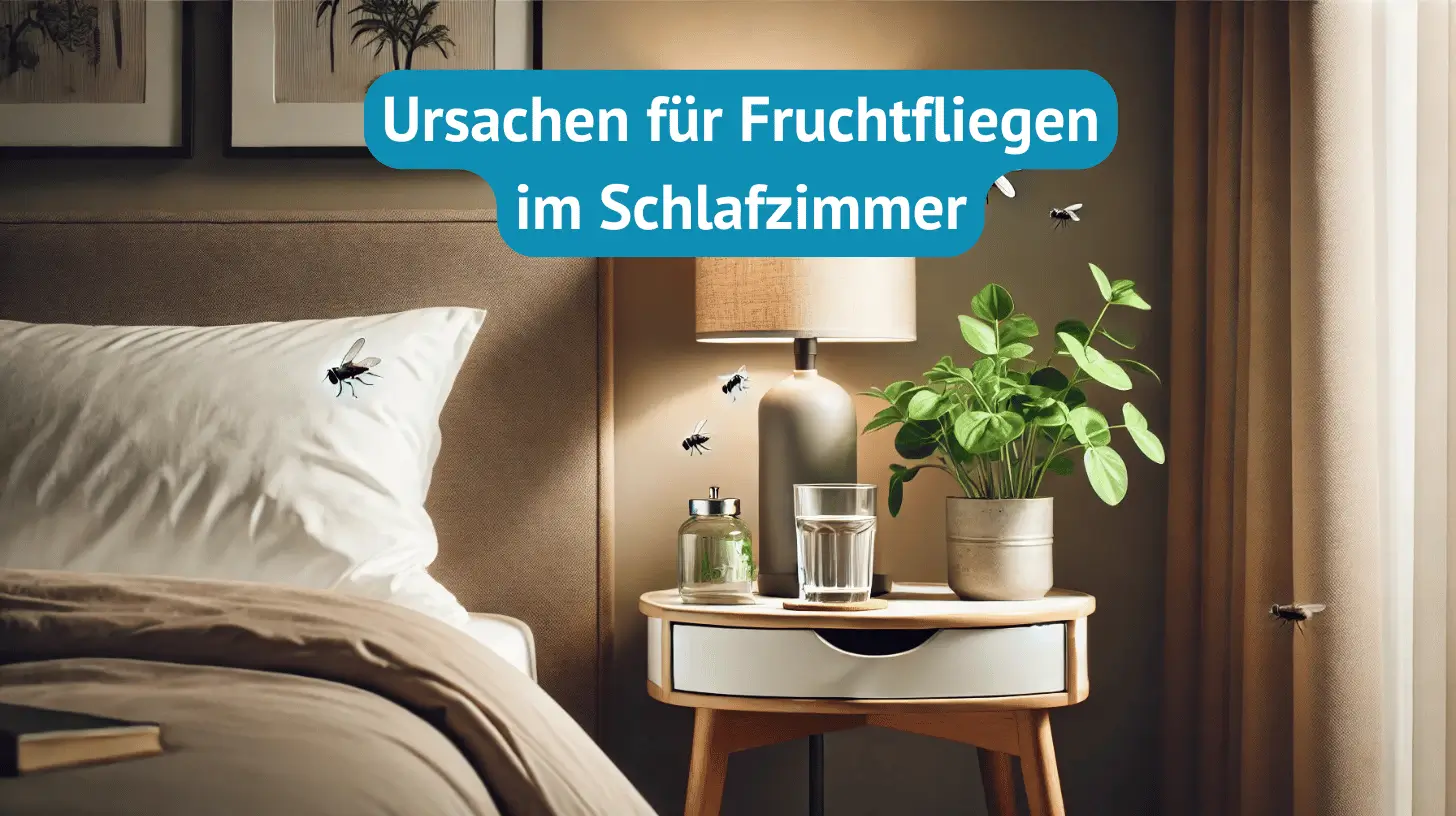 Fruchtfliegen im Schlafzimmer