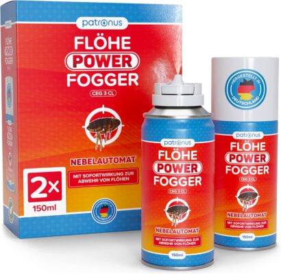 Patronus Flöhe Power Fogger - 2 x 150 ml