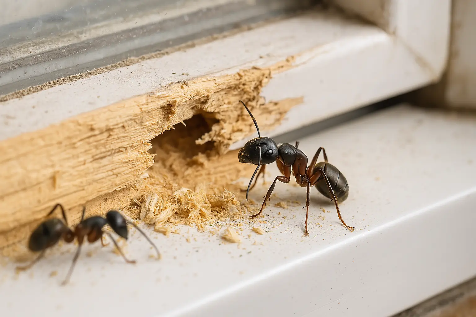 wie erkennst du einen Befall durch holzameisen - holzameisen bekämpfen