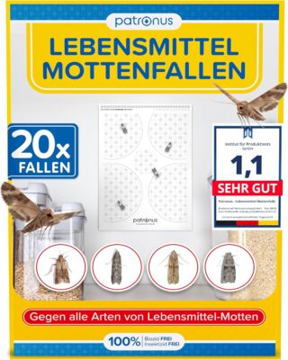 Patronus Lebensmittelmotten Falle - 20 Stück
