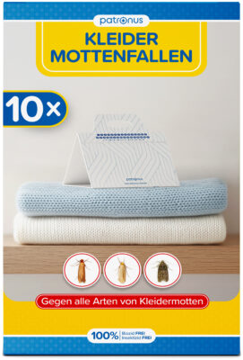 Patronus Kleidermotten Falle - 10 Stück