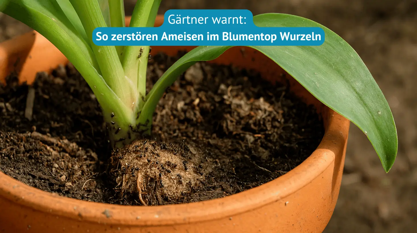 ameisen im blumentopf