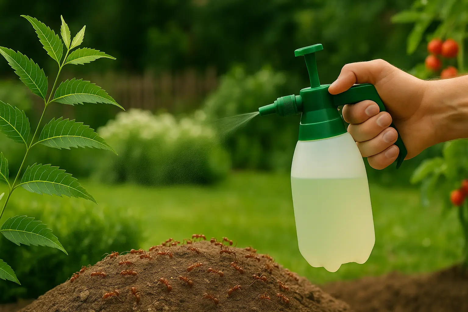 neemöl ameisen im garten-sanftepower gegen nester und blattlaus-farmen