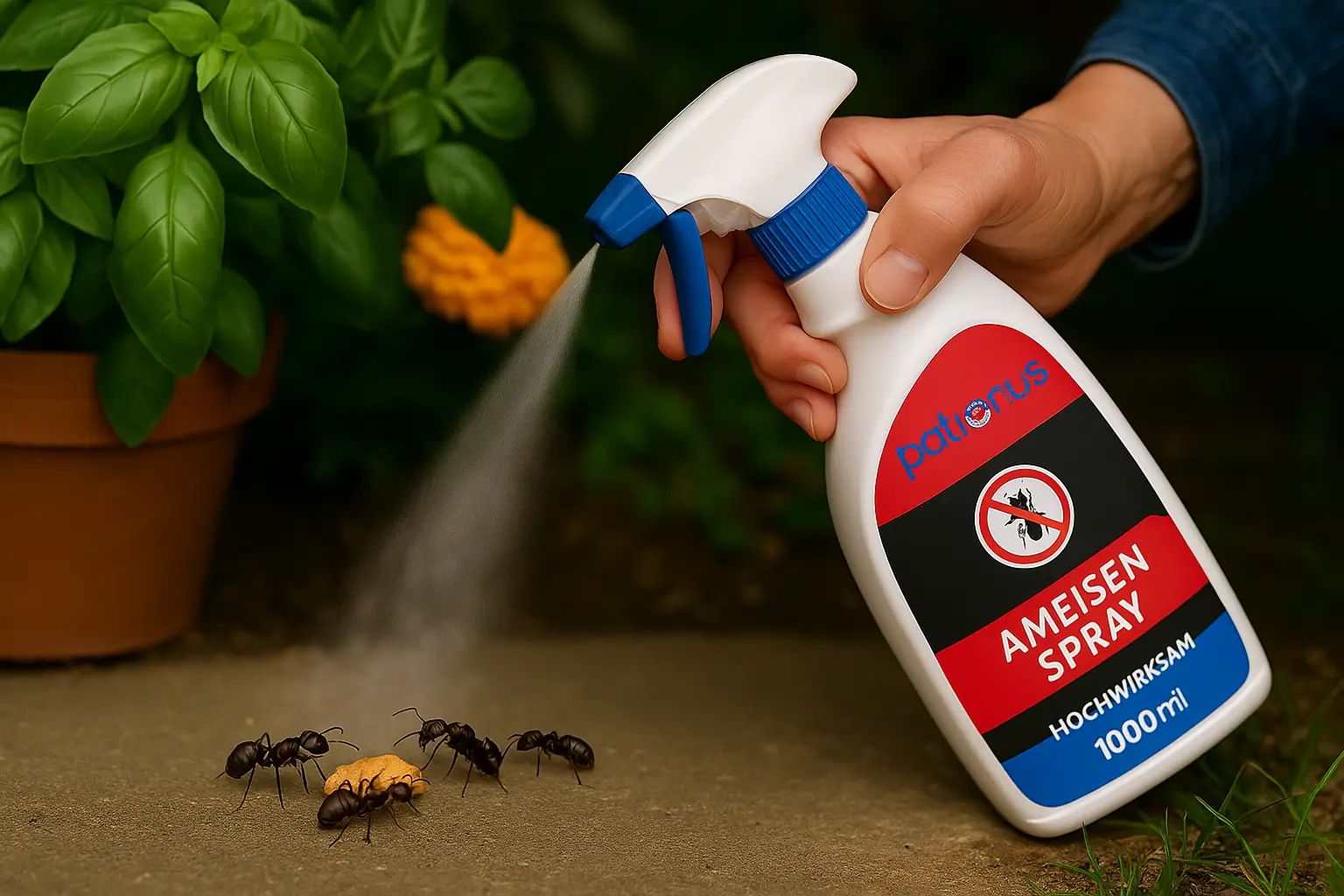 was tötet ameisen sofort im Garten