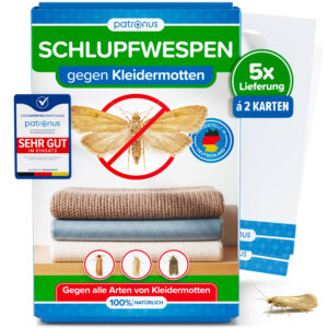 Schlupfwespen gegen Kleidermotten