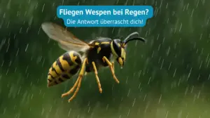fliegen wespen bei regen