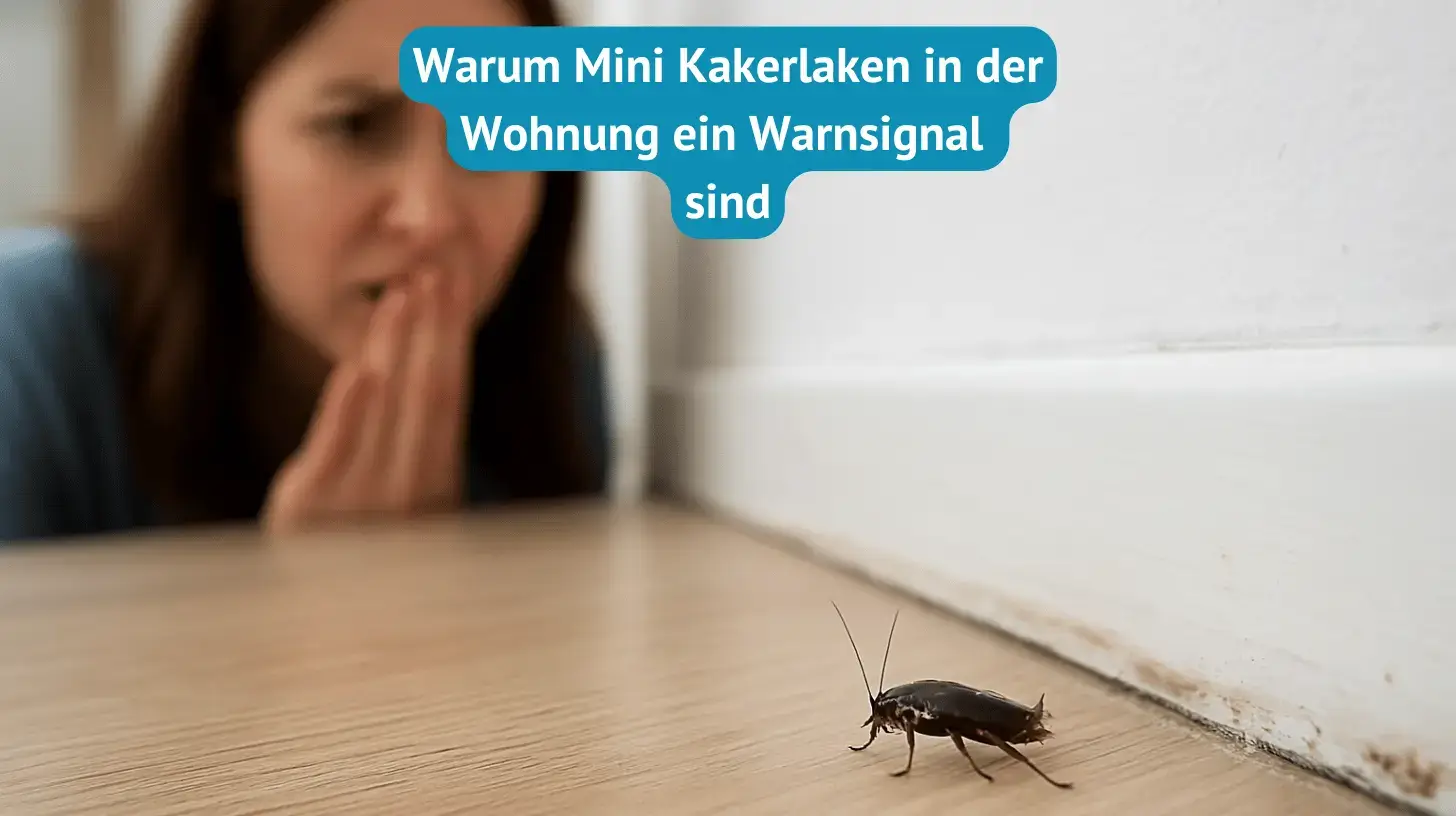 warum mini kakerlaken in der wohnung ein warnsignal sind