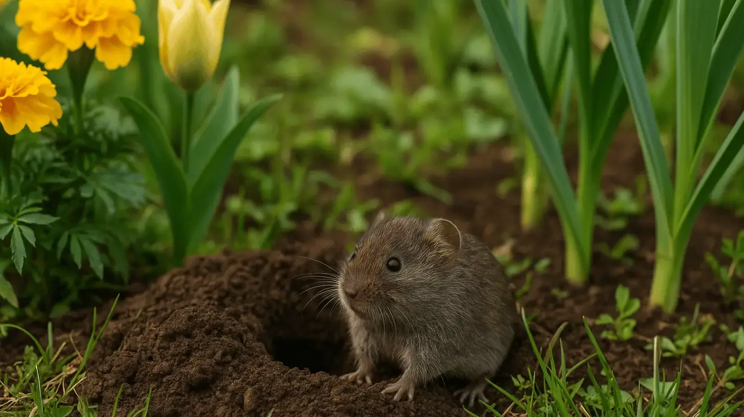 wühlmäuse im garten