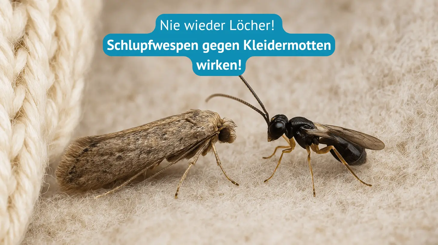 schlupfwespen gegen kleidermotten