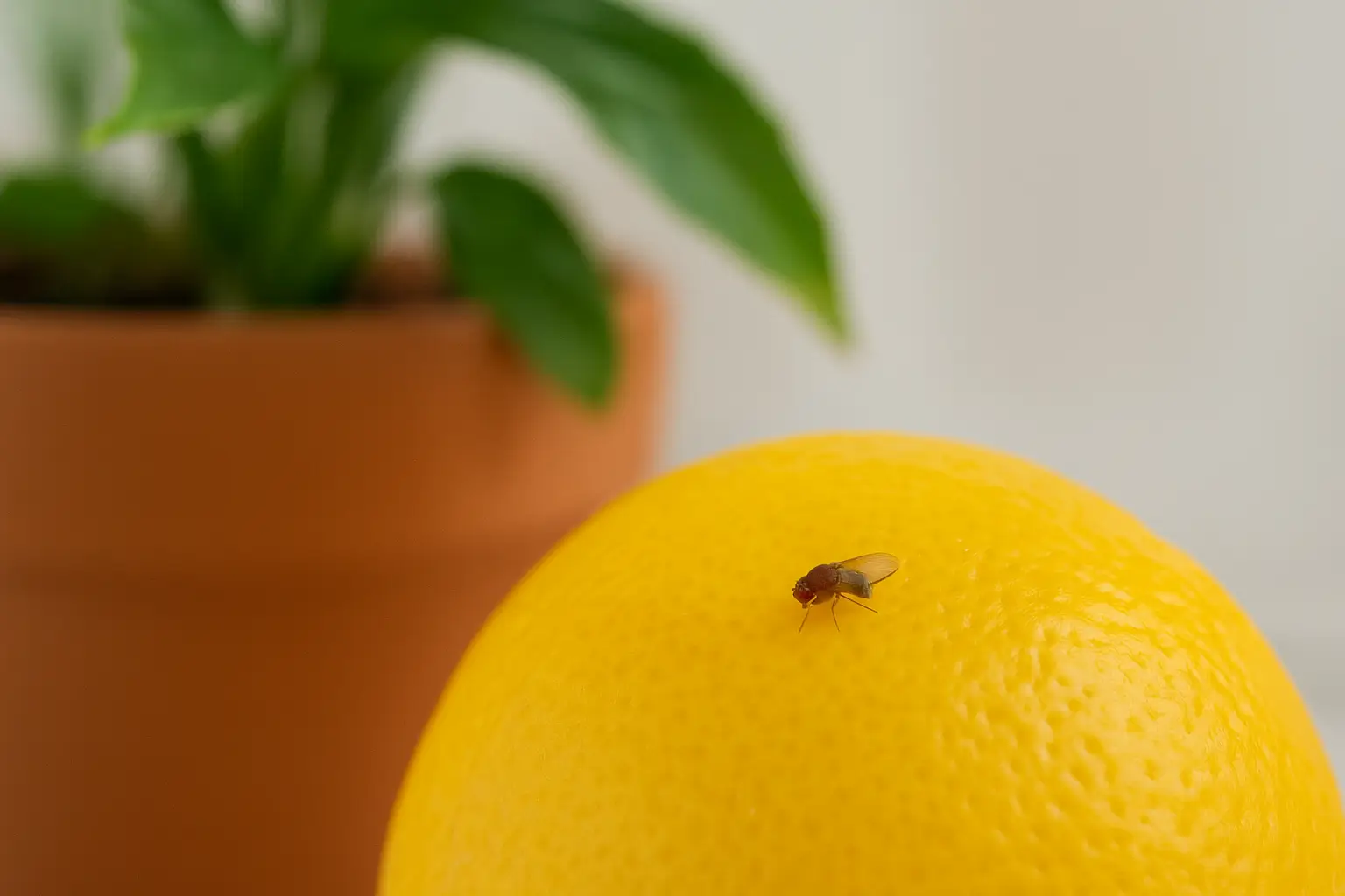 weitere Ursachen für Fruchtfliegen an ungewönlichen orten- Fruchtfliegen an der decke