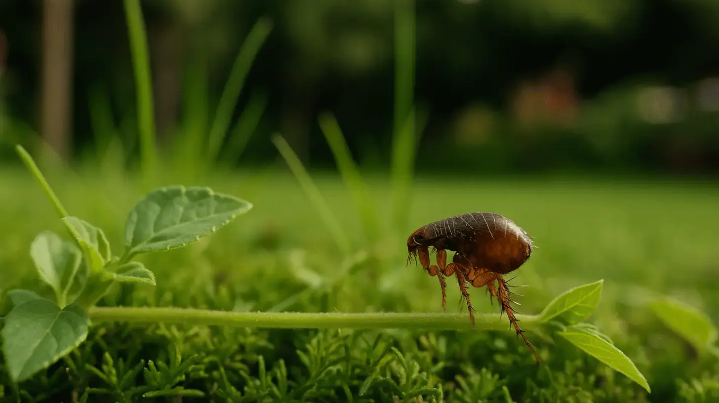 flöhe im Garten