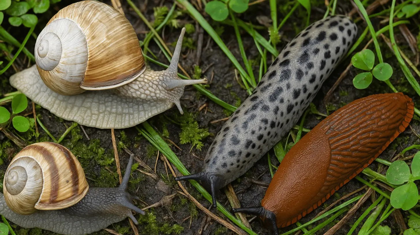 schnecken arten