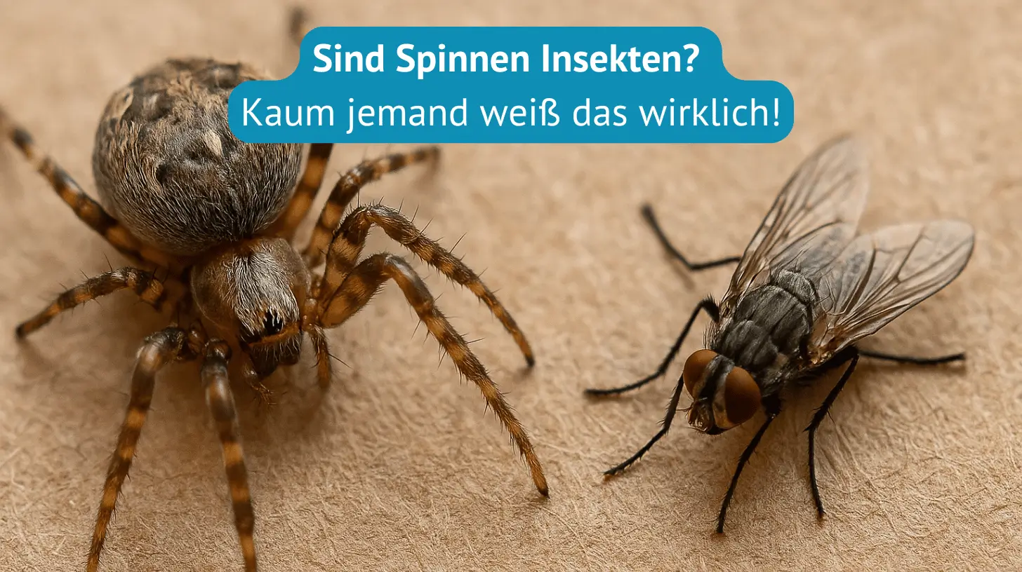 sind spinnen insekten