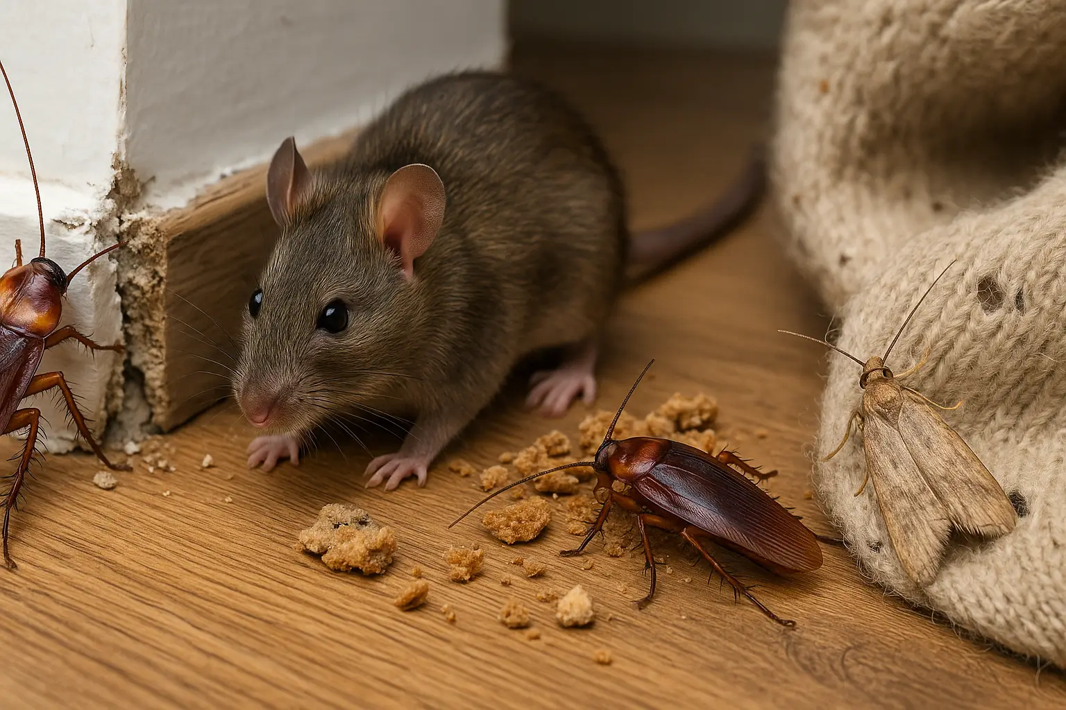 wie haushaltsschädlinge schaden verursachen