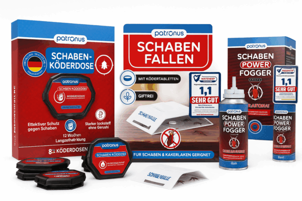 Patronus Schaben Köderdose - Schaben Komplettpaket