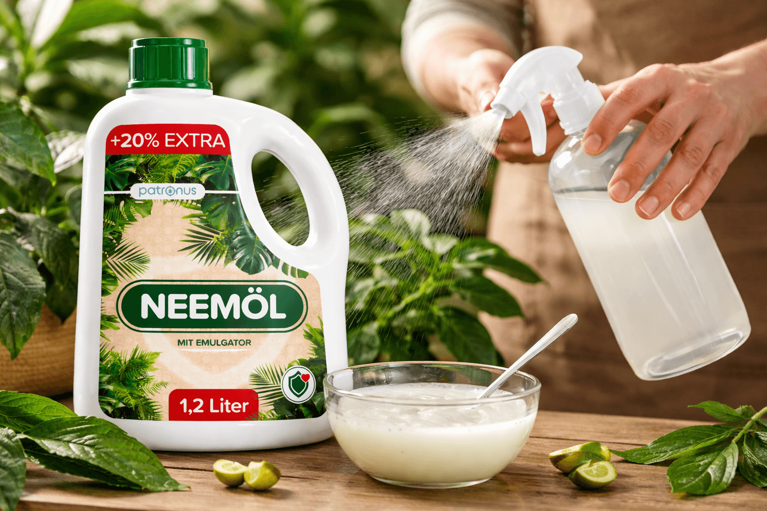 anwendung von Neem Öl-so plappt es-weiße milben pflanze