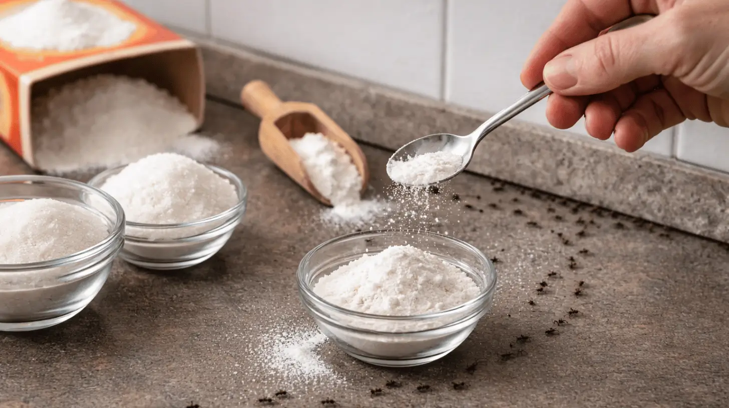 backpulver gegen ameisen