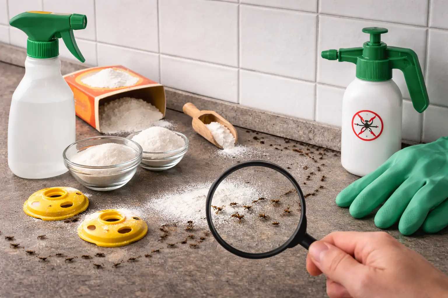 effektive ameisenbekämpfung leicht gemacht-backpulver gegen ameisen