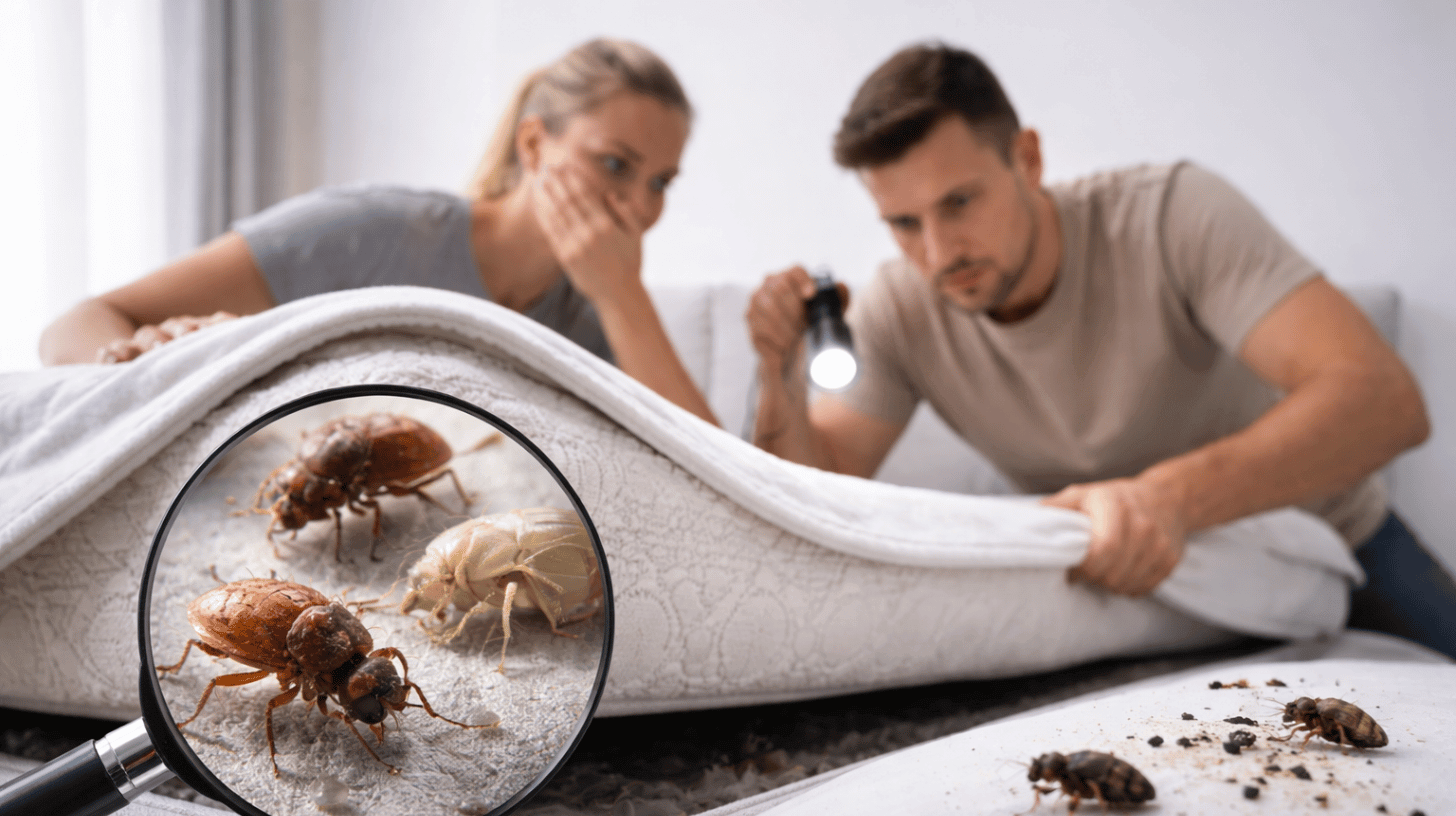 gefahren von ungeziefer im Bett
