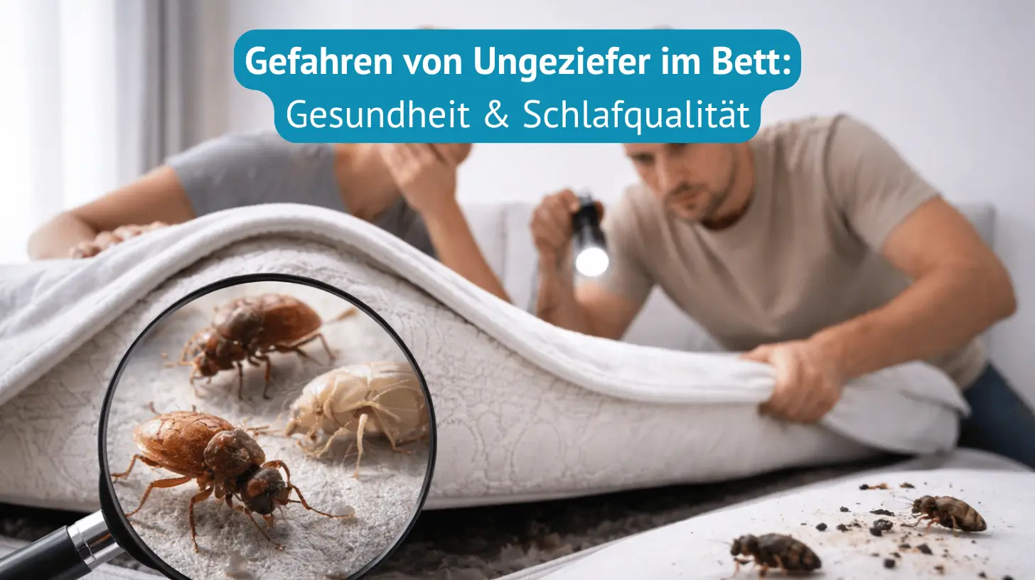gefahren von ungeziefer im bett