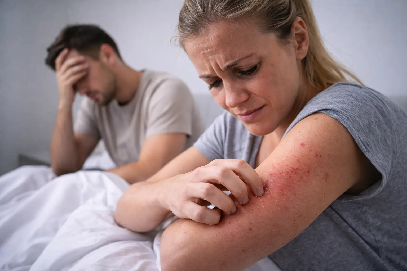 gesundheitsrisiken und psychische belastung-gefahren von ungeziefer im bett