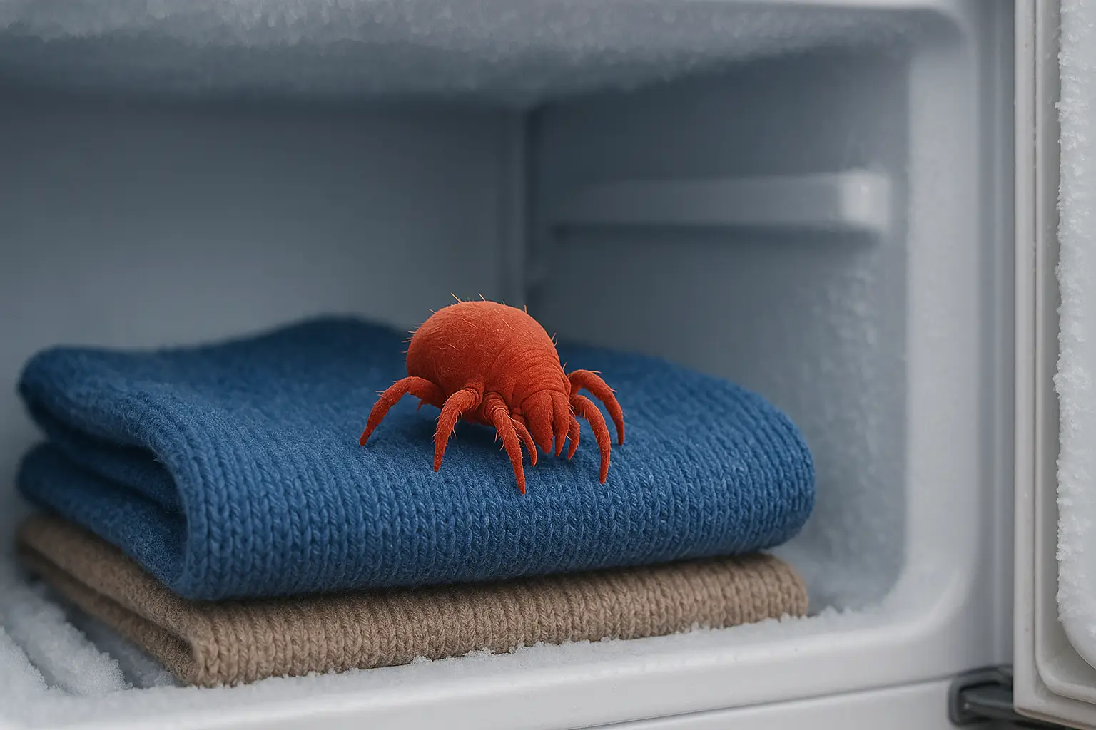 kälte gegen milben-kleidung einfrieren-milben in Kleidung abtöten