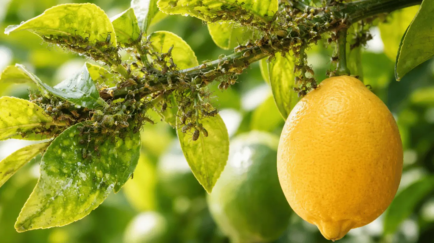 läuse am zitronenbaum