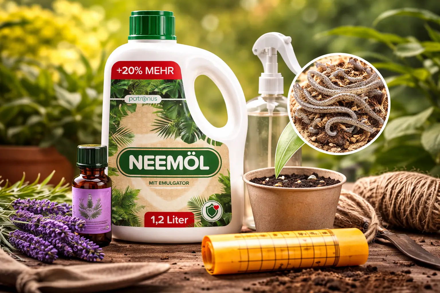 natürliche ergänzung sinnvoll einsetzten- trauermücken befall