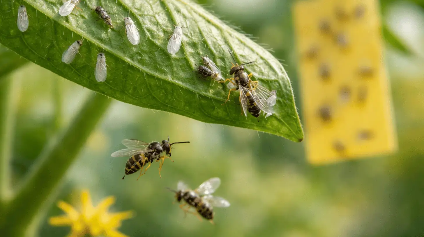 schlupfwespen gegen weiße fliegen