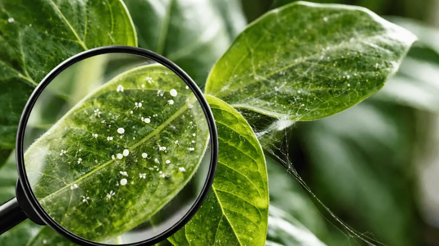 weiße milben pflanze