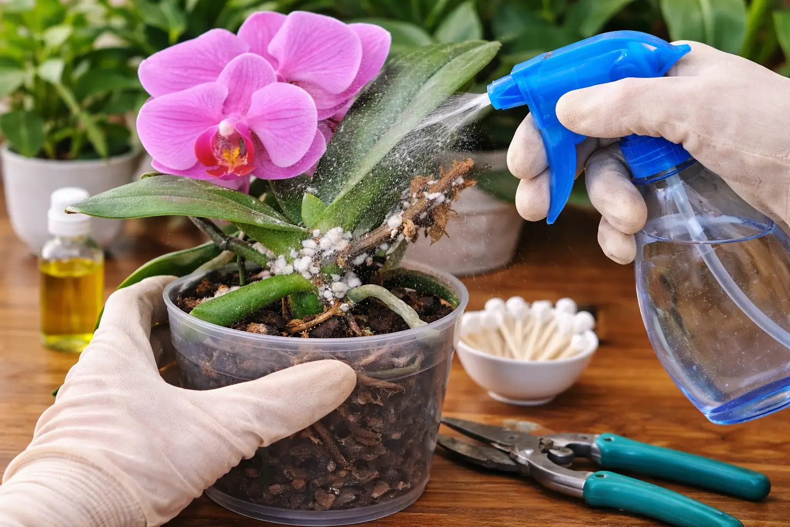 häufige fehler bei wollläse orchideen