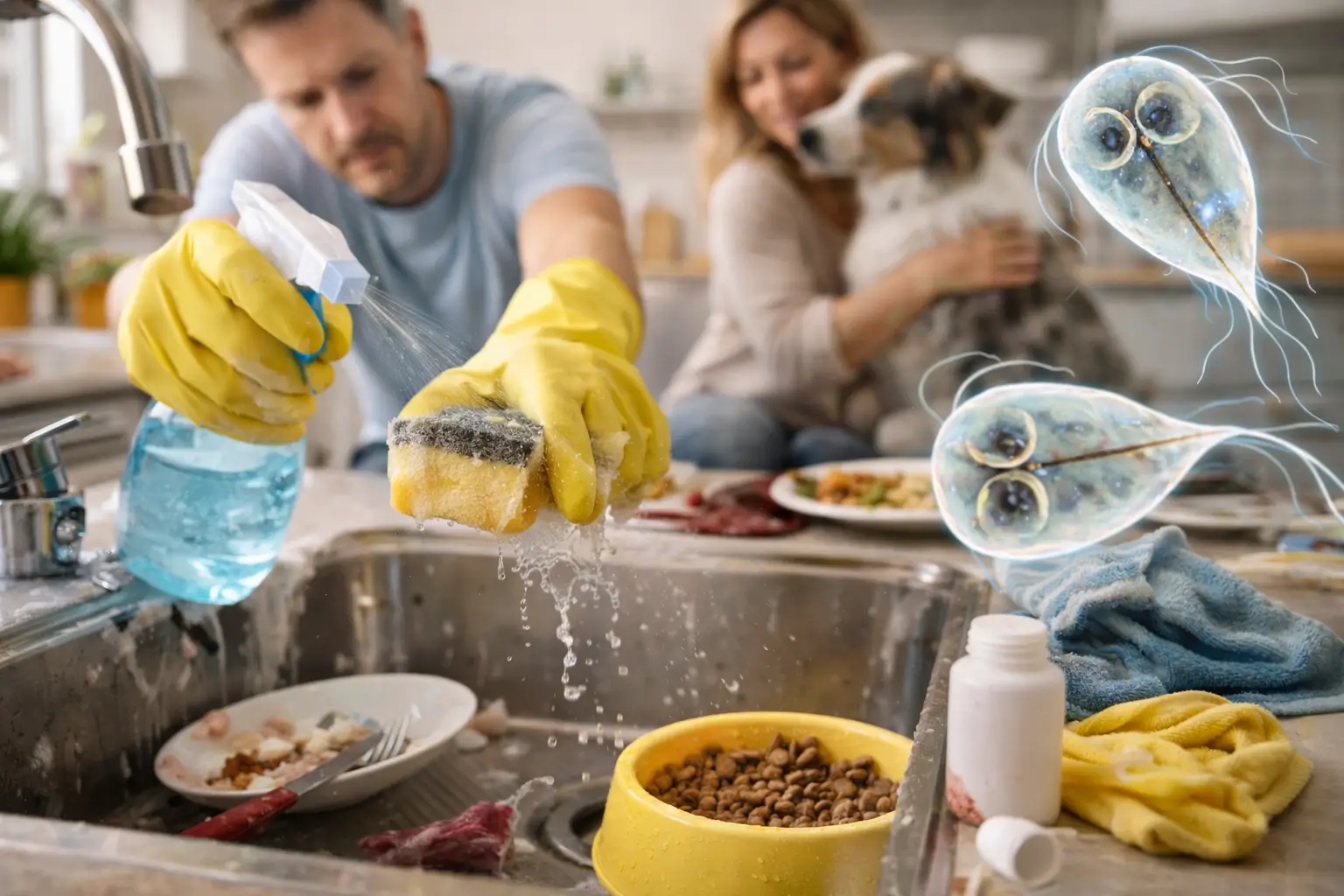 häufuge fehler bei der bekämpfung des giardien parasiten