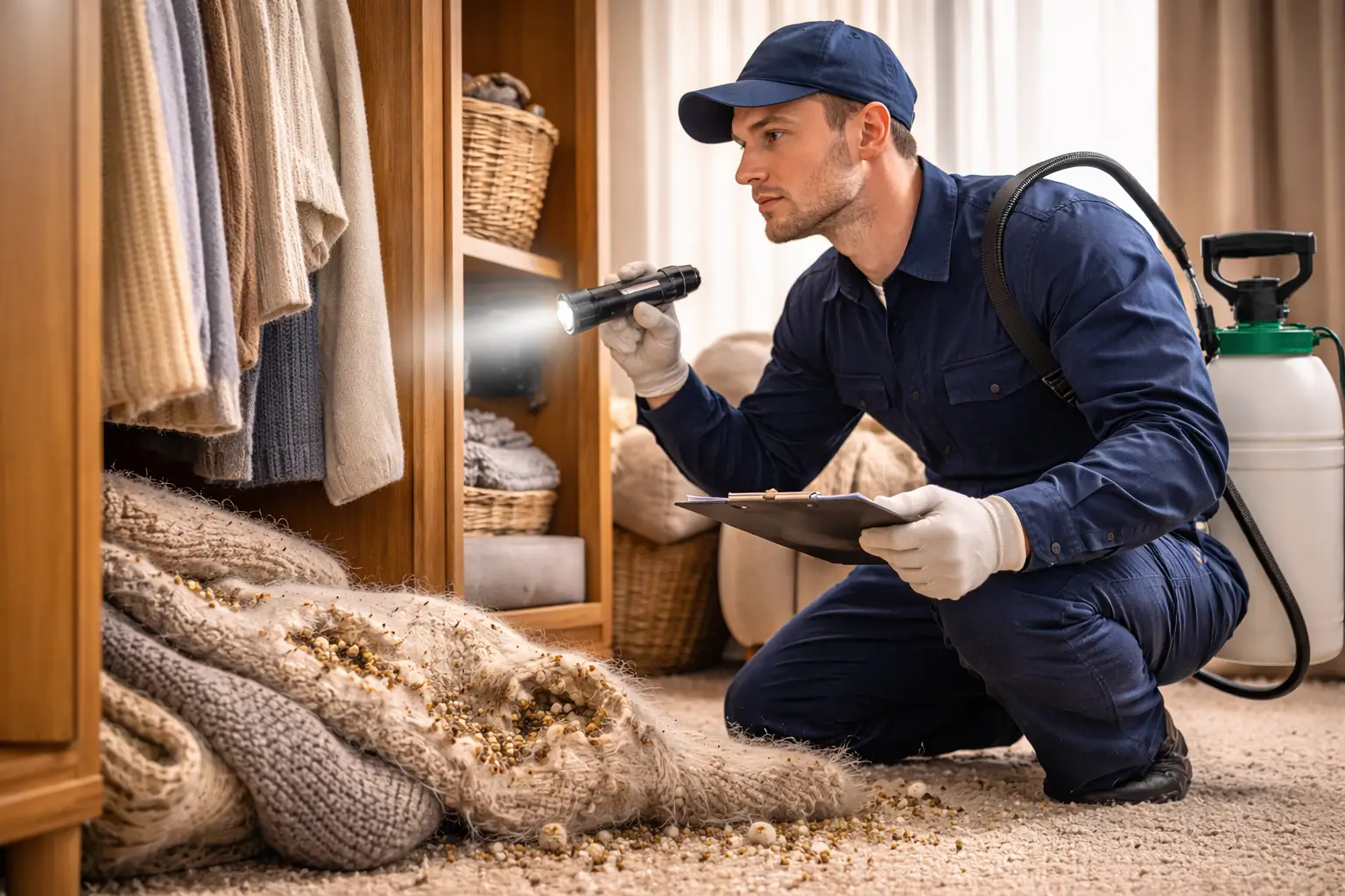 wann professionelle hilfe nötig ist -wollmotten