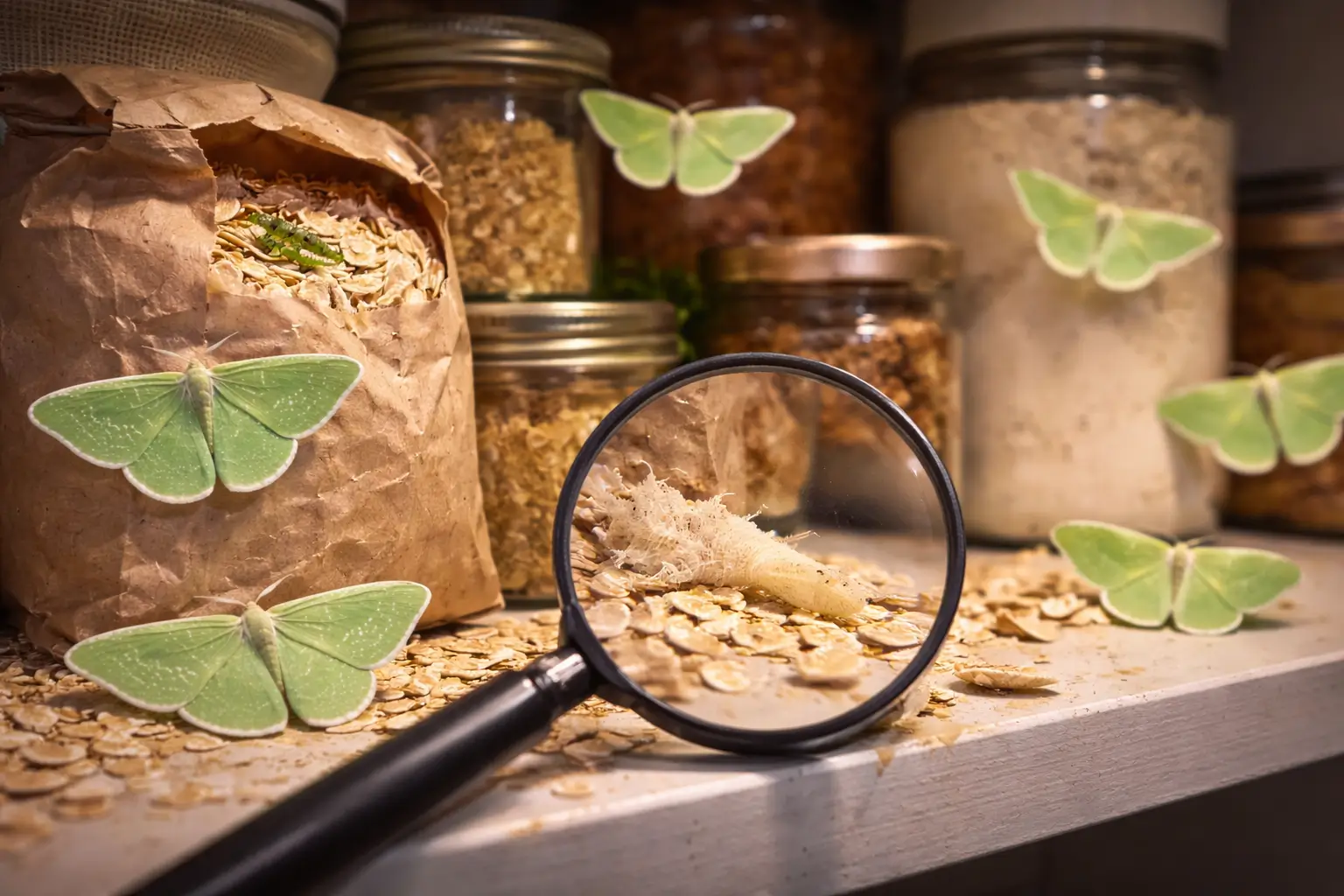 wann sollte man sich bai grünen motten sorgen machen